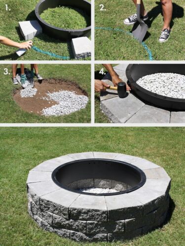 How to Build a Fire Pit with Minimal Tools