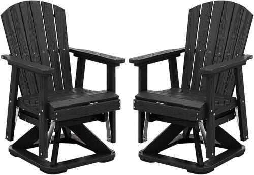 Sturdy SERWALL Adirondack Outdoor Chairs - All-Weather Comfort